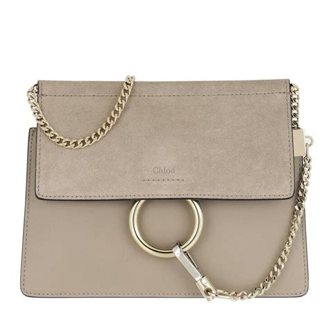 chloe faye bag grau|chloe faye bag black.